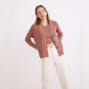 Madewell Birchmoor Knit Cardigan Size S